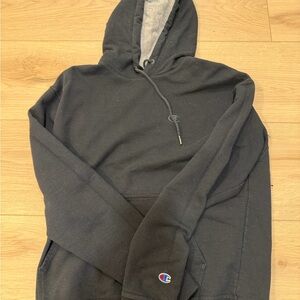 Champion Black and Gray Hoodie